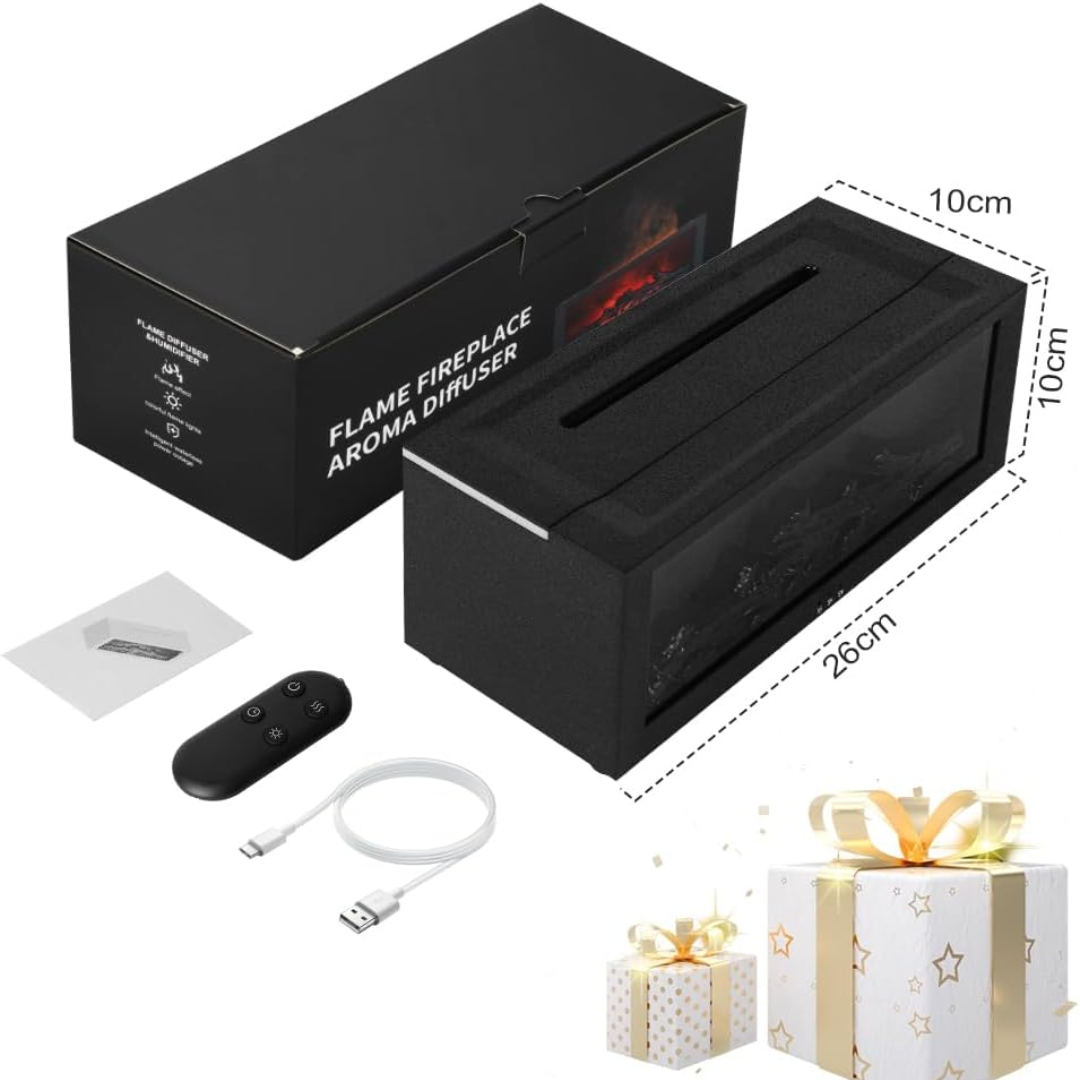 Flame Effect Fireplace Aroma Diffuser