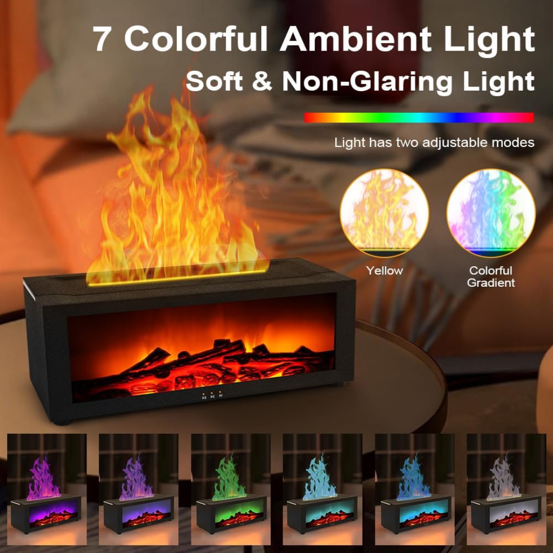 Flame Effect Fireplace Aroma Diffuser
