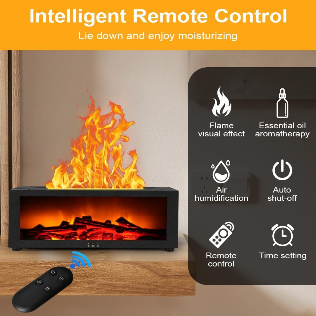 Flame Effect Fireplace Aroma Diffuser